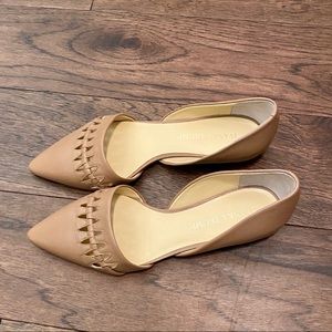 Ivanka Trump leather pointed toe flats